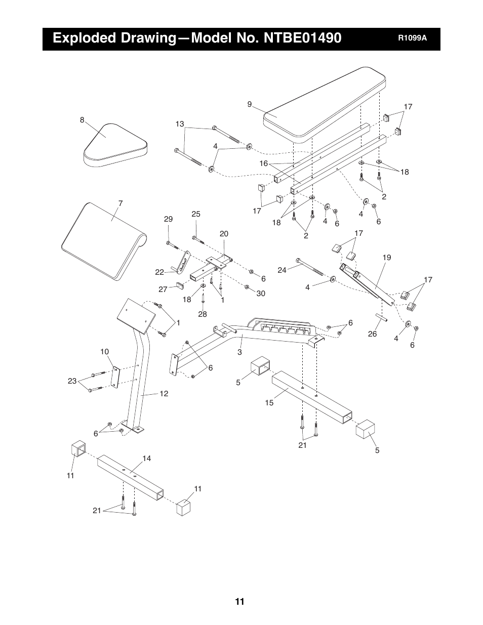 NordicTrack NTBE01490 User Manual | Page 11 / 12