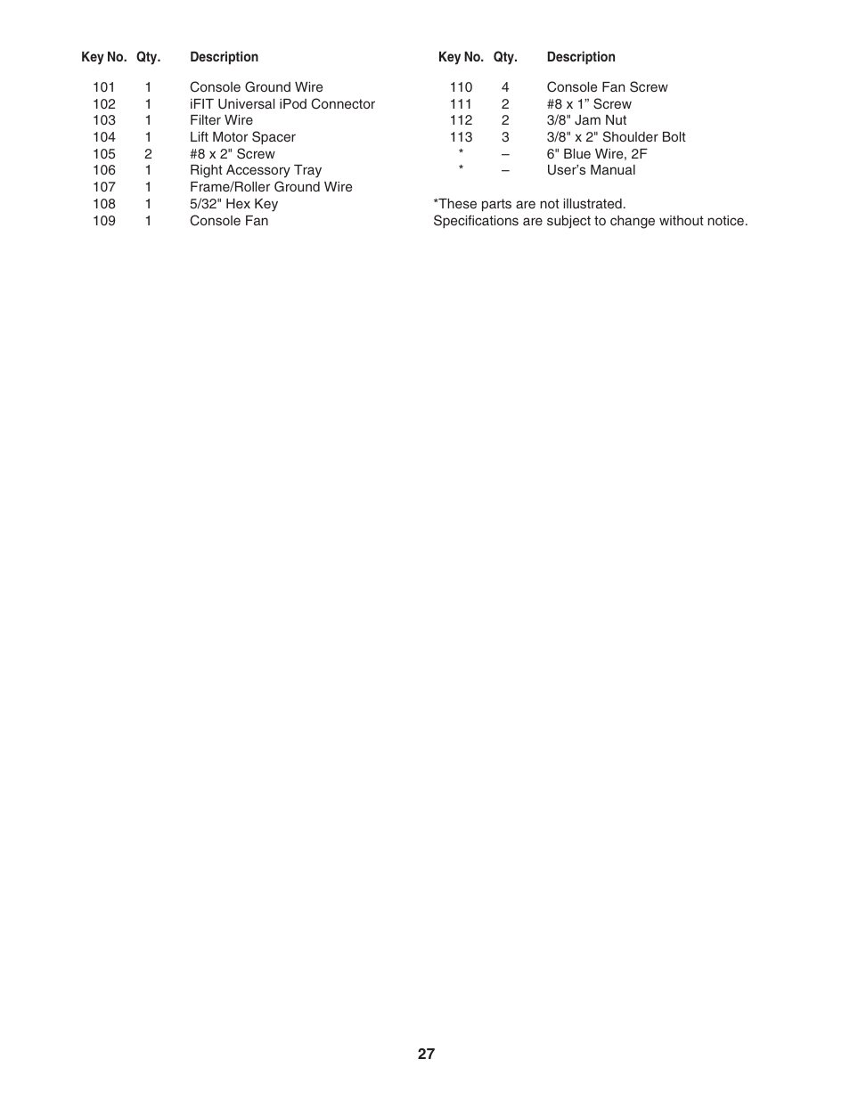 NordicTrack NTL07707.2 User Manual | Page 27 / 32
