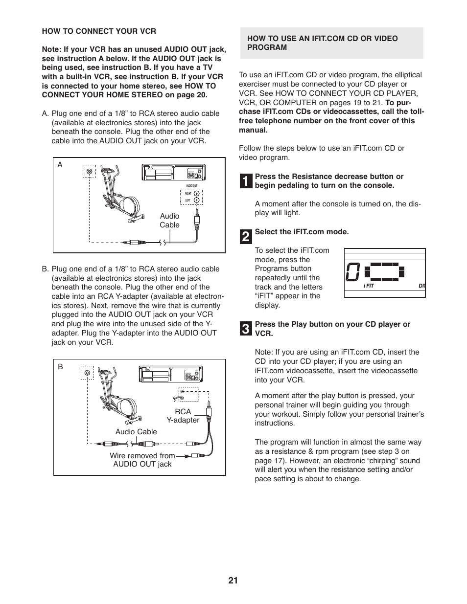 NordicTrack 30510.2 User Manual | Page 21 / 28