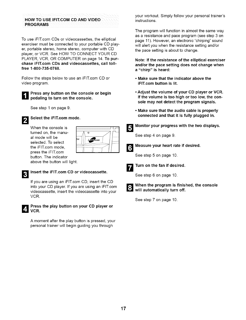 NordicTrack NEL07940 User Manual | Page 17 / 24