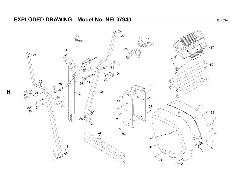 NordicTrack NEL07940 User Manual | Page 22 / 24