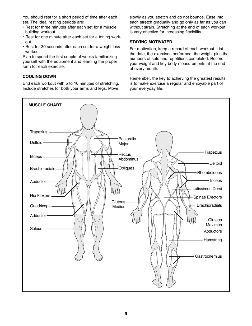 NordicTrack NTBE01100 User Manual | Page 9 / 12