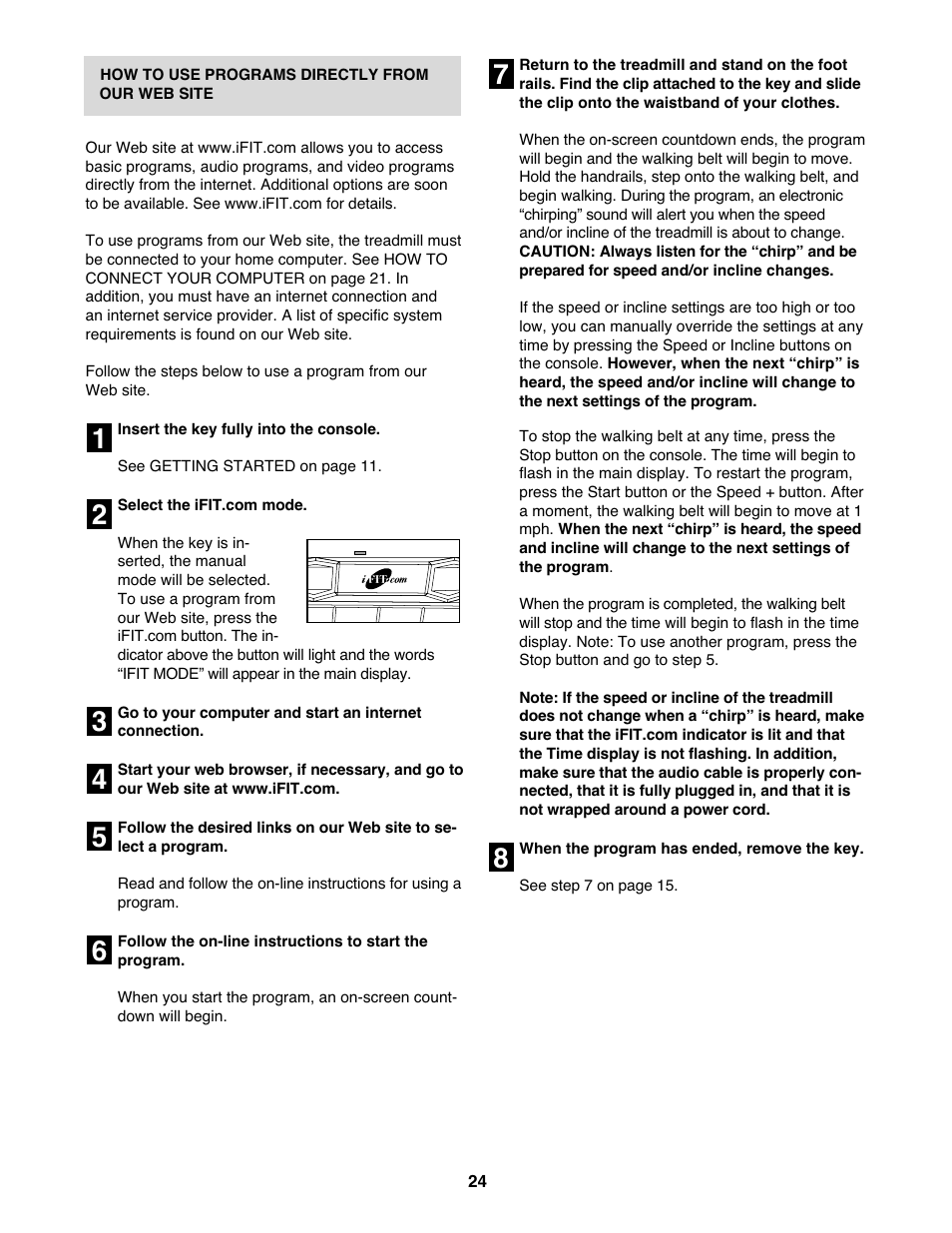 NordicTrack NTL18530 User Manual | Page 24 / 38