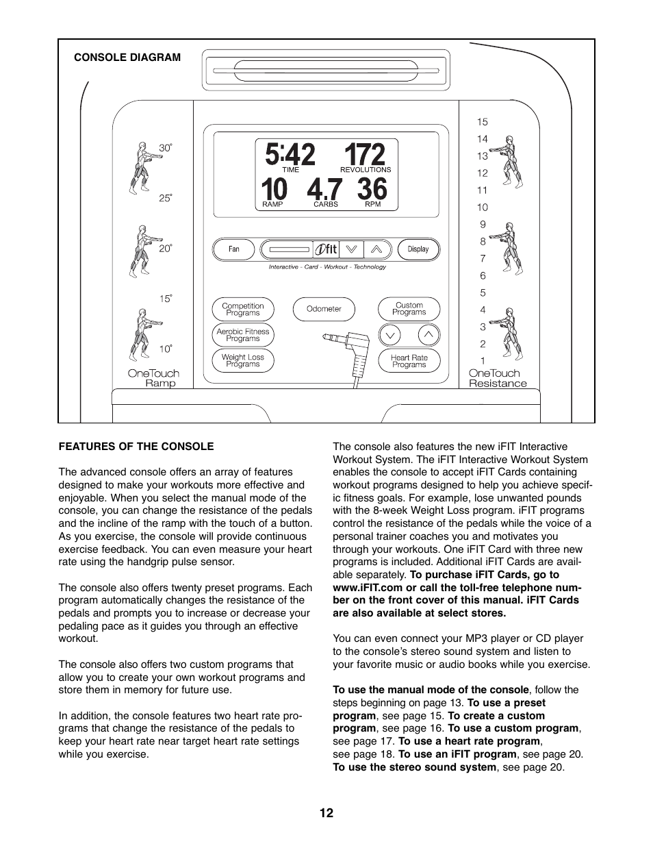 NordicTrack AudioStrider NTEL7906.0 User Manual | Page 12 / 28