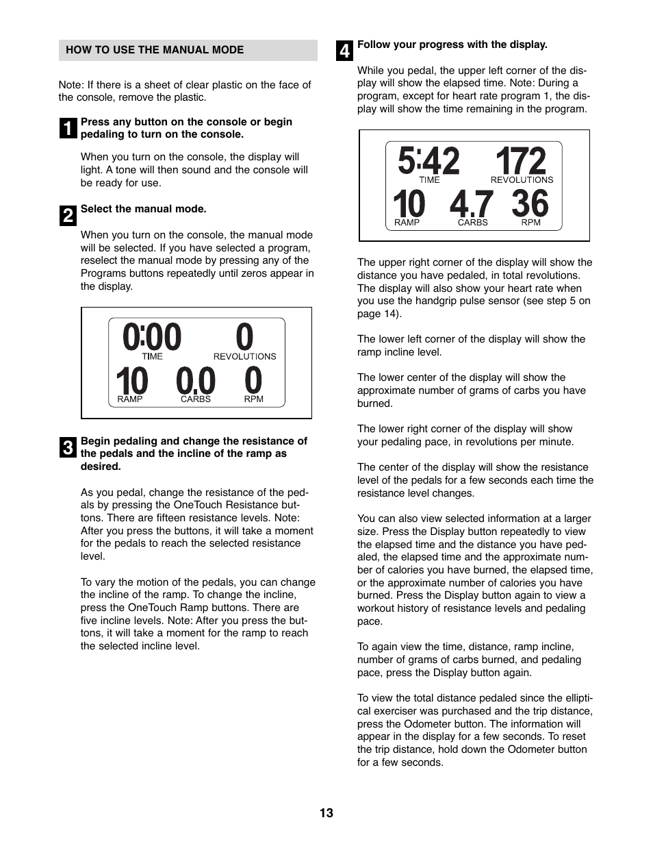 NordicTrack AudioStrider NTEL7906.0 User Manual | Page 13 / 28