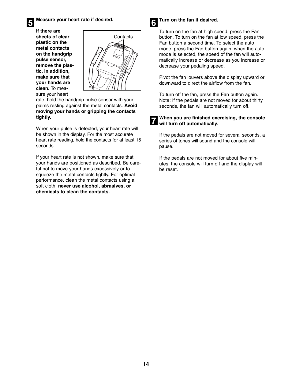 NordicTrack AudioStrider NTEL7906.0 User Manual | Page 14 / 28