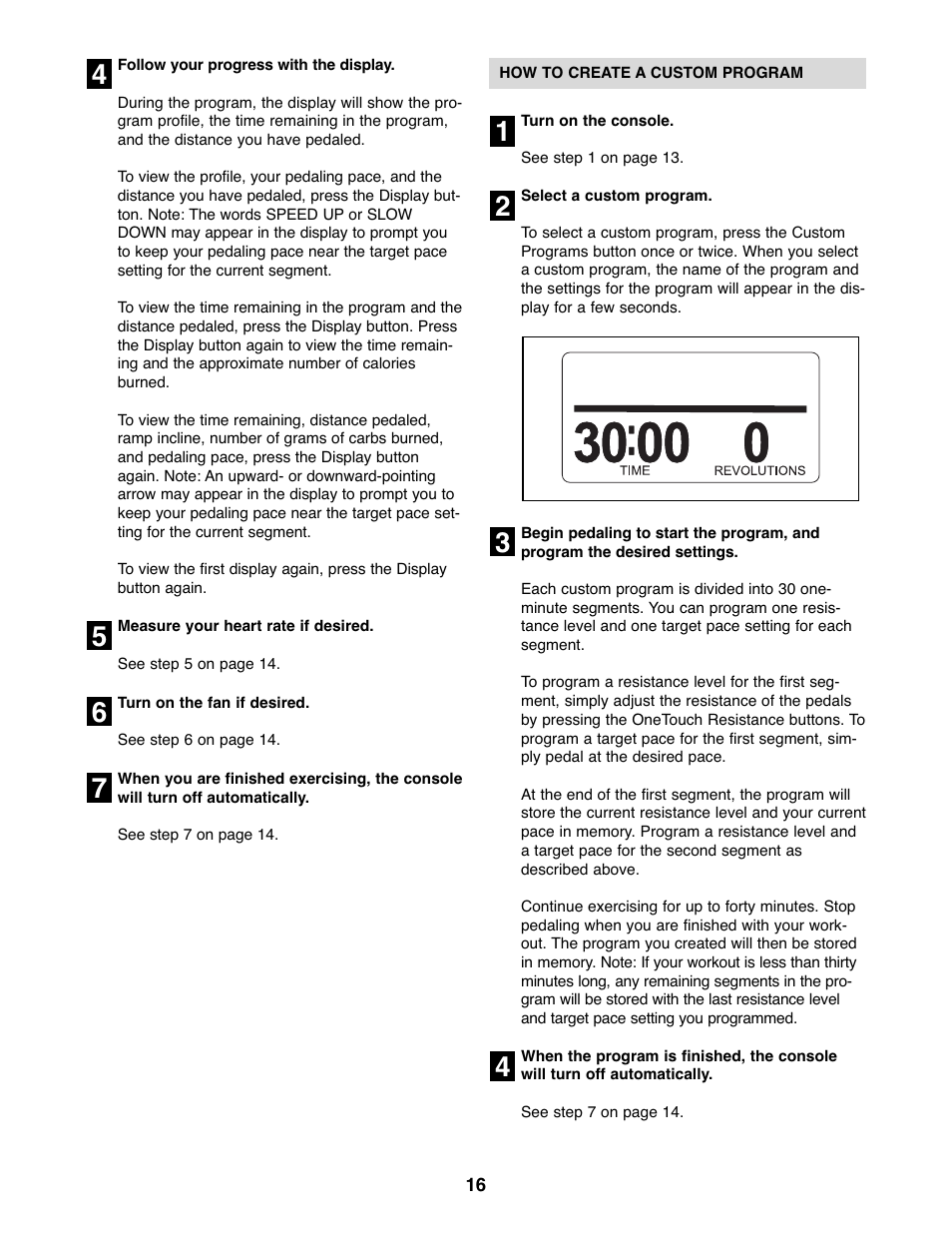 NordicTrack AudioStrider NTEL7906.0 User Manual | Page 16 / 28