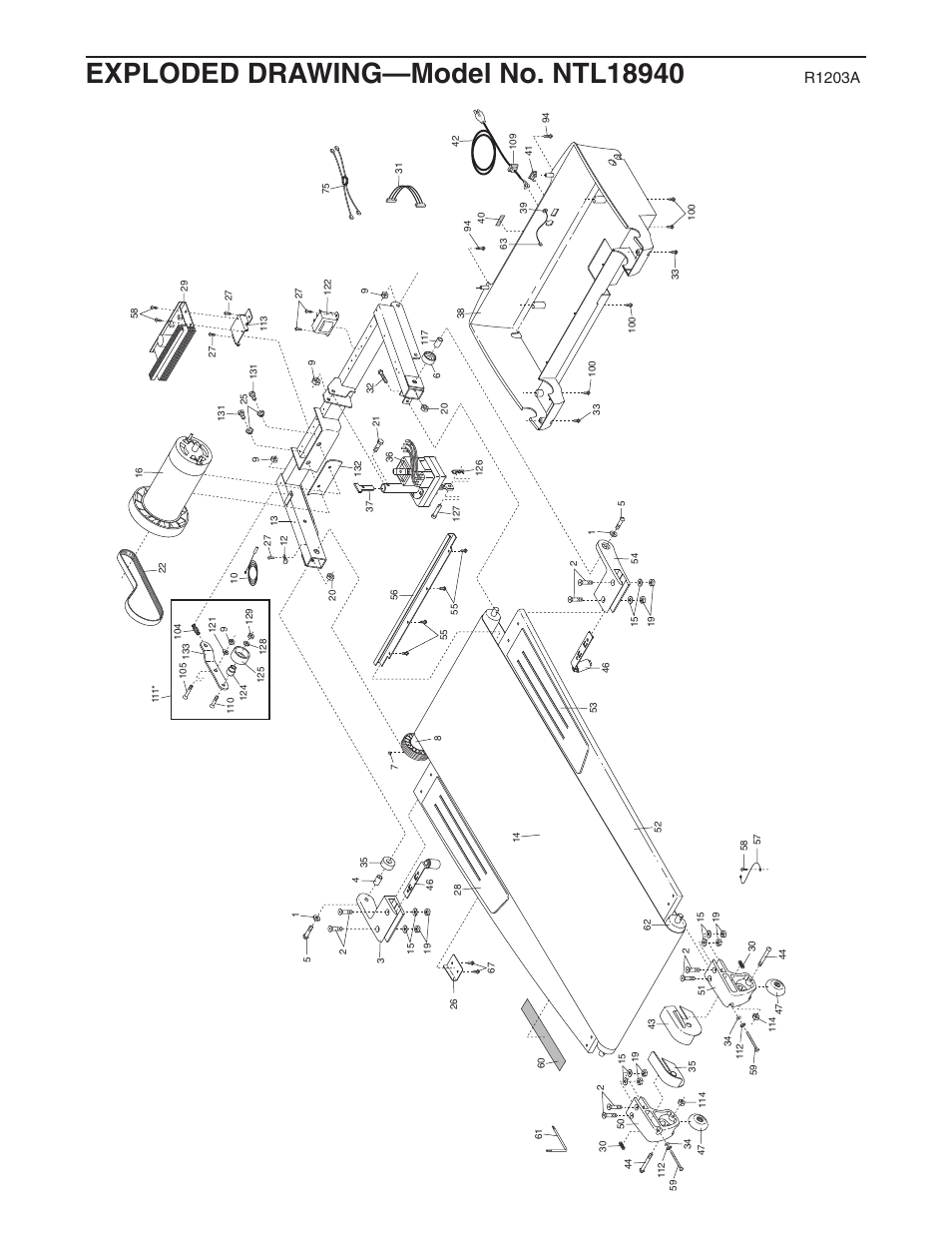 R1203a | NordicTrack 5600 R NTL18940 User Manual | Page 32 / 34