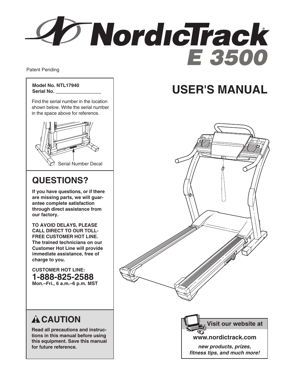 NordicTrack NTL17940 User Manual | 34 pages