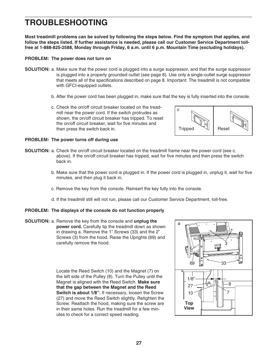 Troubleshooting | NordicTrack NTL17940 User Manual | Page 27 / 34