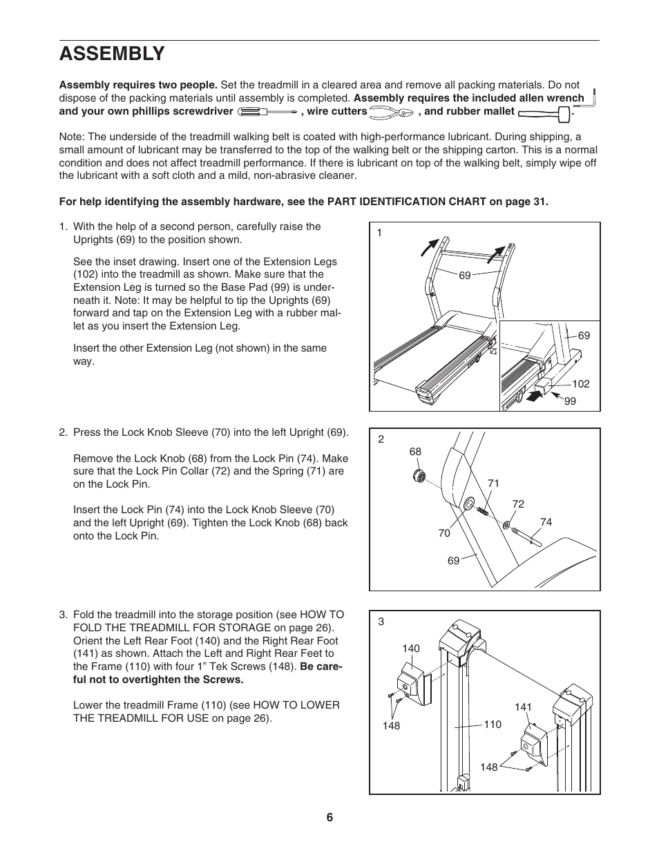 Assembly | NordicTrack NTL17940 User Manual | Page 6 / 34