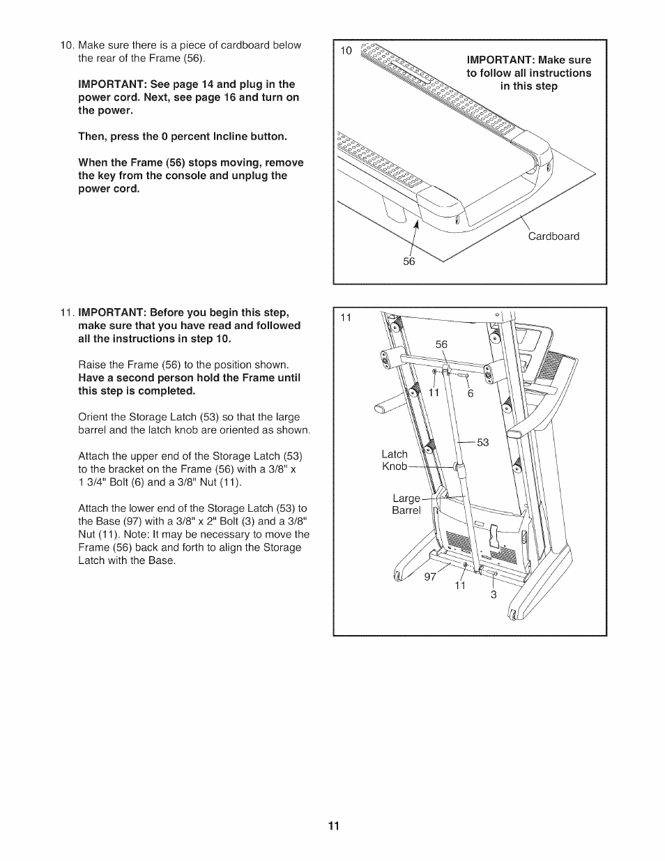 Then, press the 0 percent incline button | NordicTrack NTL14010.0 User Manual | Page 11 / 40