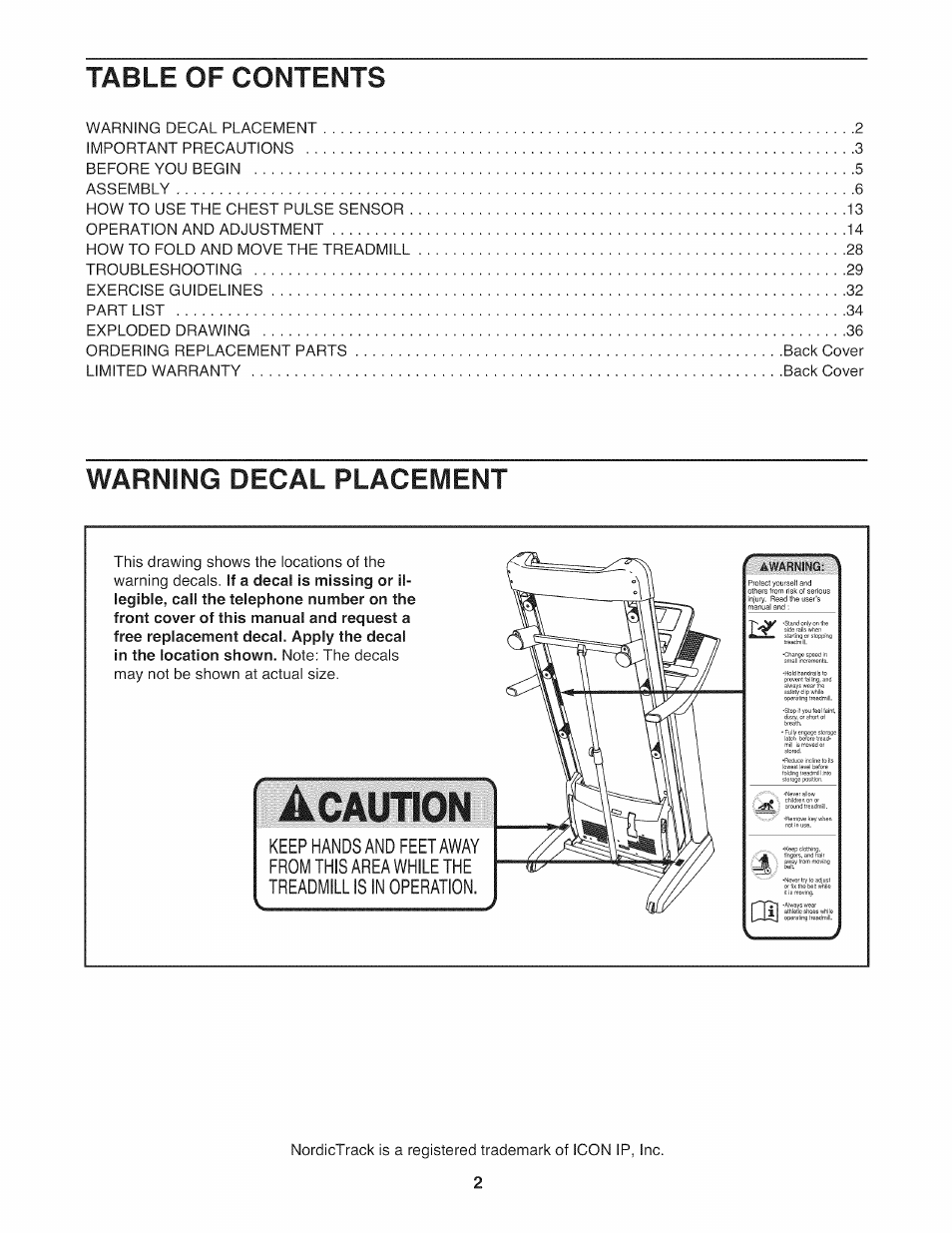 NordicTrack NTL14010.0 User Manual | Page 2 / 40