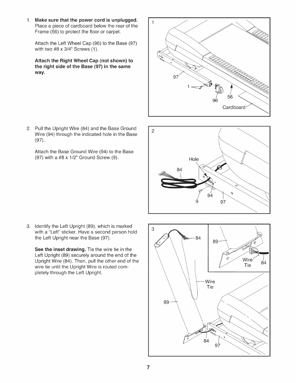 Make sure that the power cord is unplugged | NordicTrack NTL14010.0 User Manual | Page 7 / 40