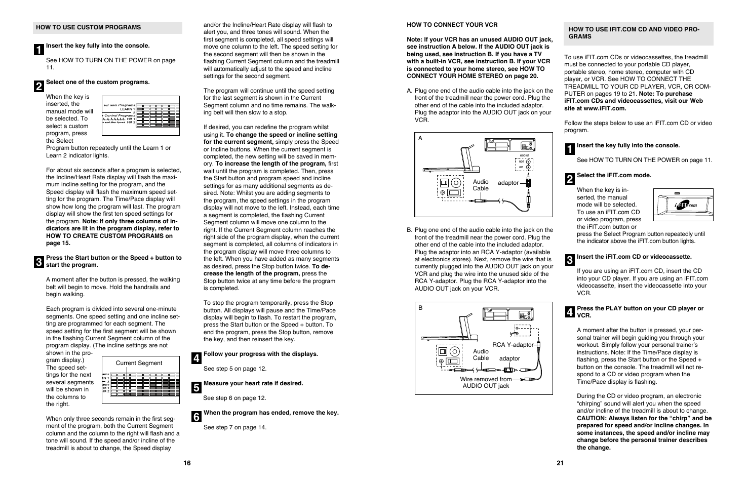 NordicTrack 4200 R User Manual | Page 16 / 20