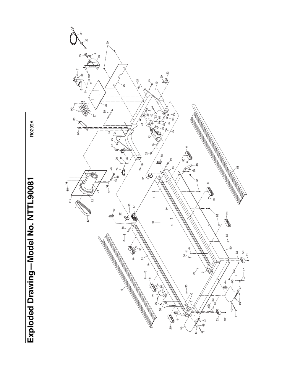 R0299a | NordicTrack NTTL90081 User Manual | Page 25 / 26