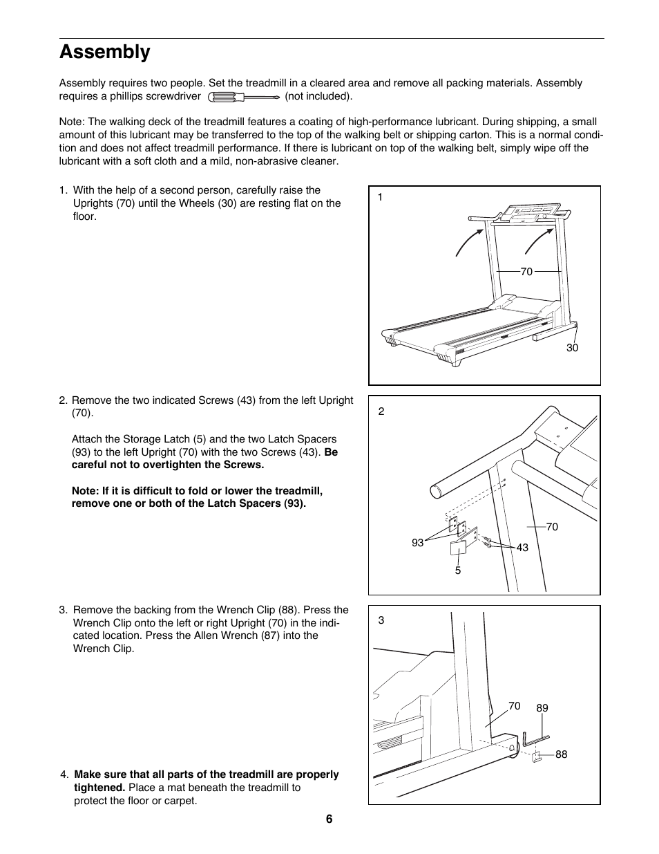 Assembly | NordicTrack NTTL90081 User Manual | Page 6 / 26