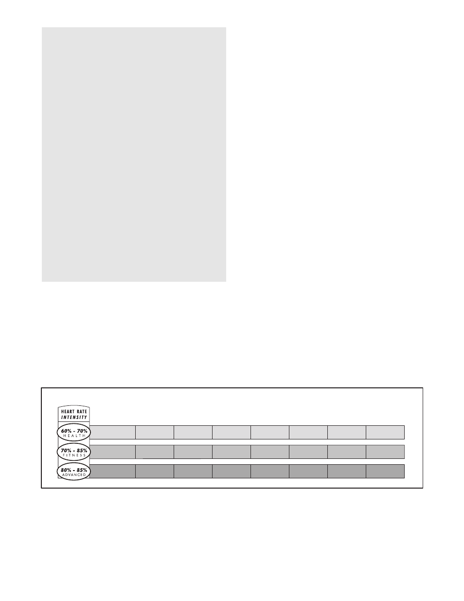 Heart rate intensity | NordicTrack CTL8250 User Manual | Page 39 / 45