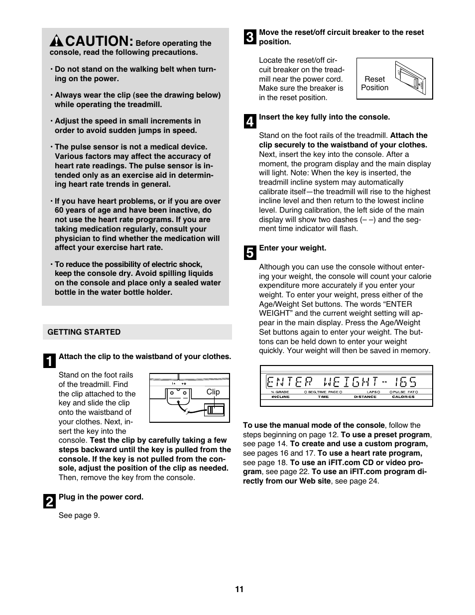 NordicTrack 5500 R NTL19940 User Manual | Page 11 / 38