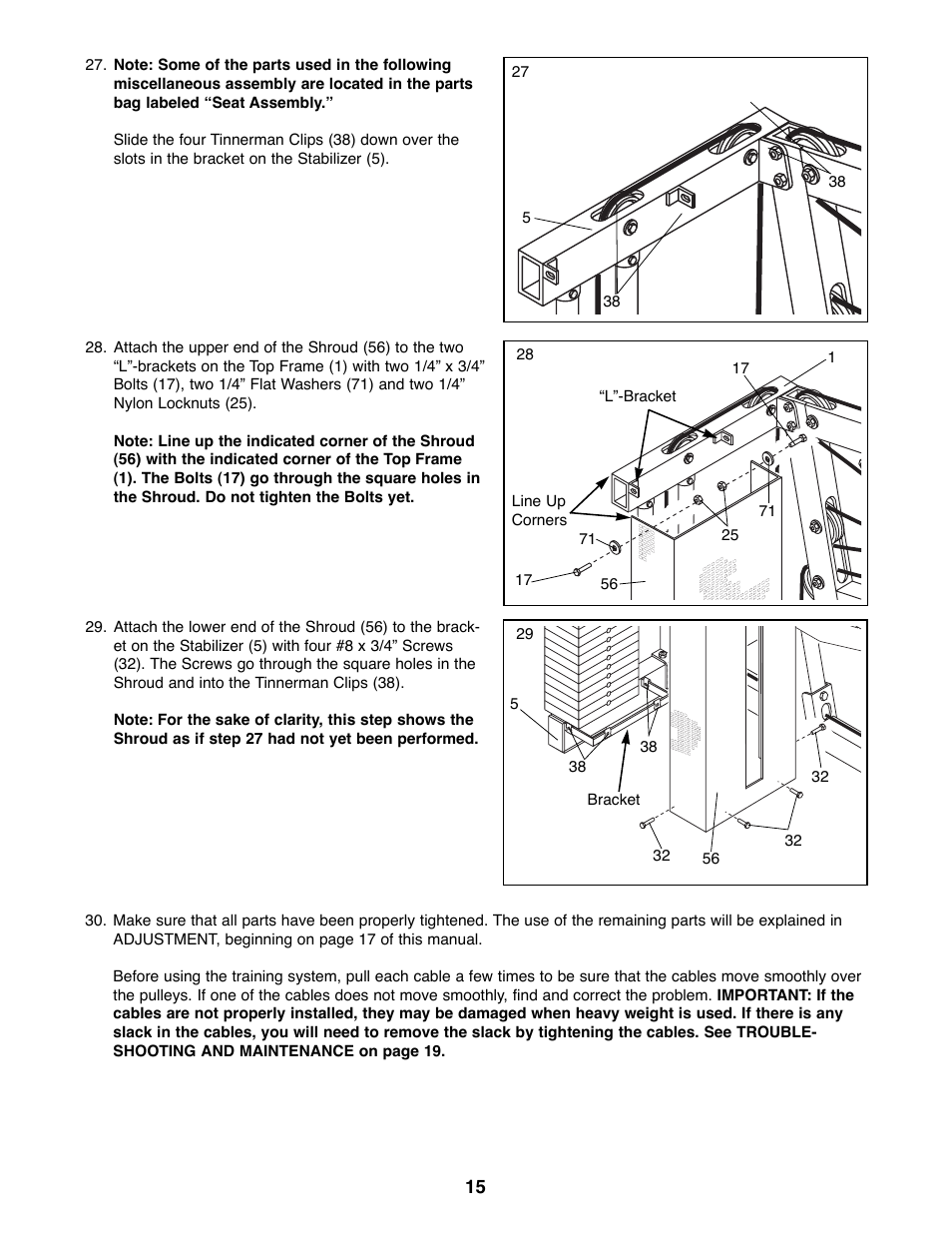 NordicTrack NTSY06990 User Manual | Page 15 / 25