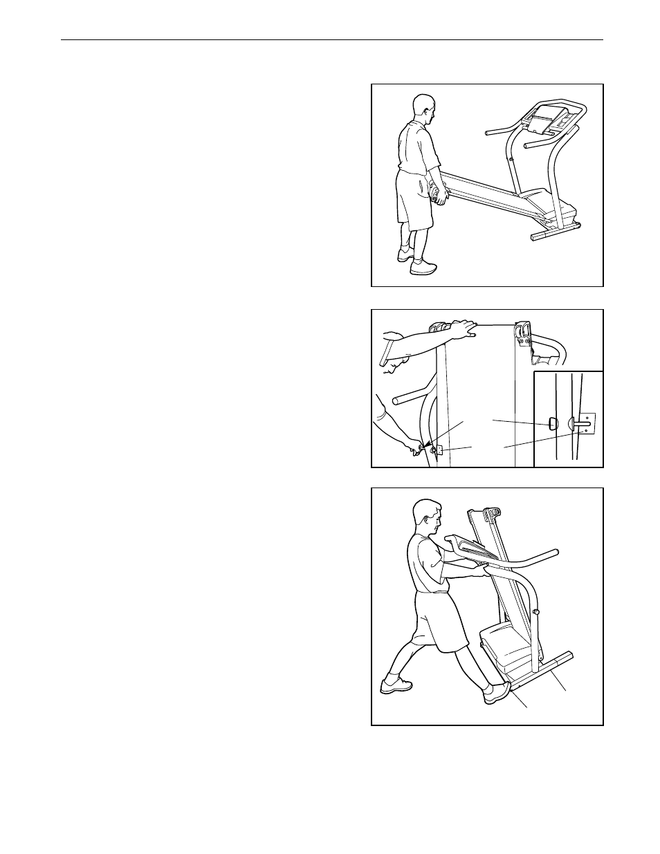 How to fold and move the treadmill | NordicTrack NETL15520 User Manual | Page 26 / 34