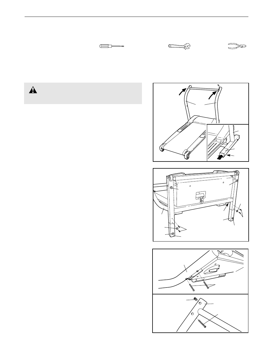 Assembly, Warning | NordicTrack NETL15520 User Manual | Page 6 / 34