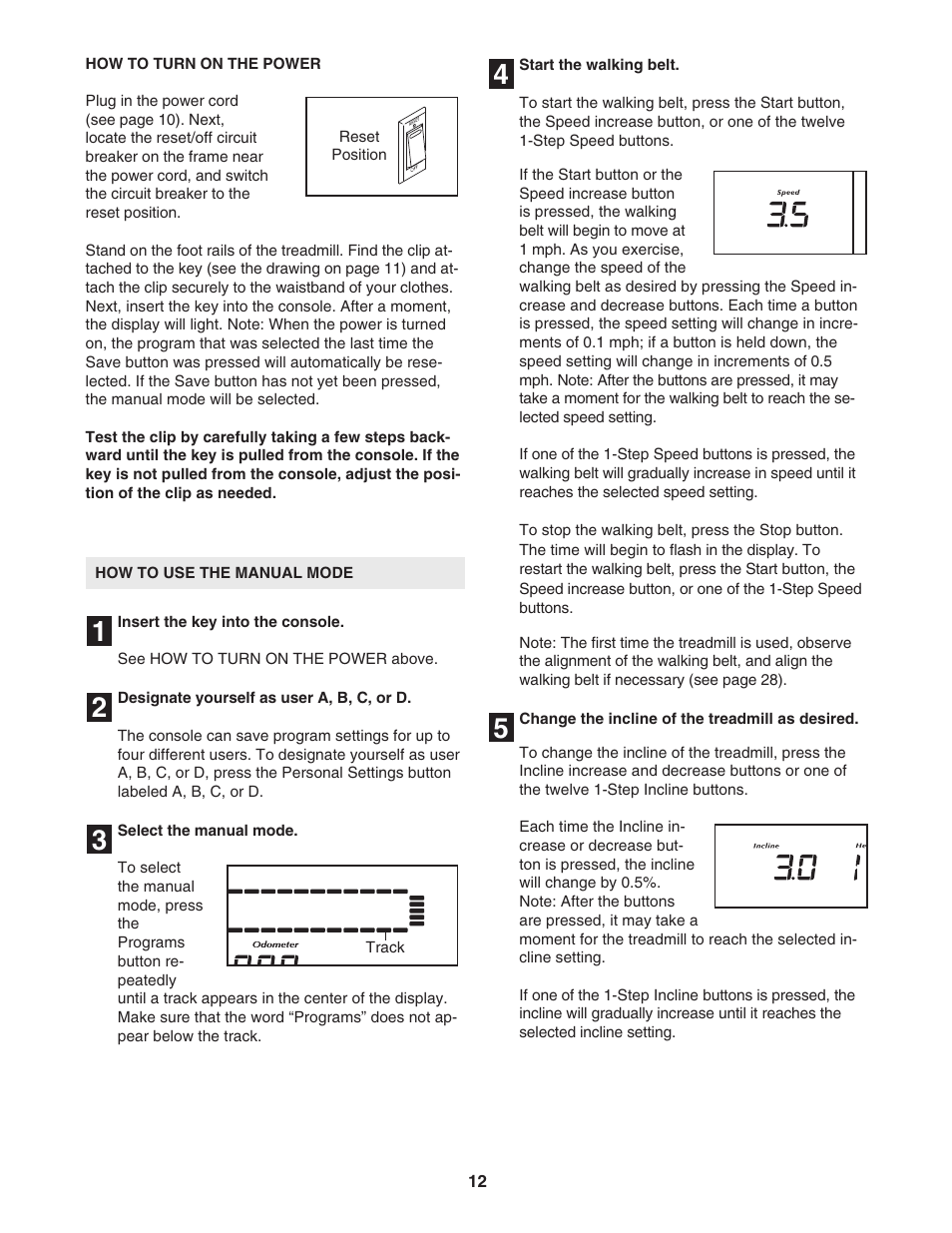 NordicTrack E3000 NTL17950 User Manual | Page 12 / 34