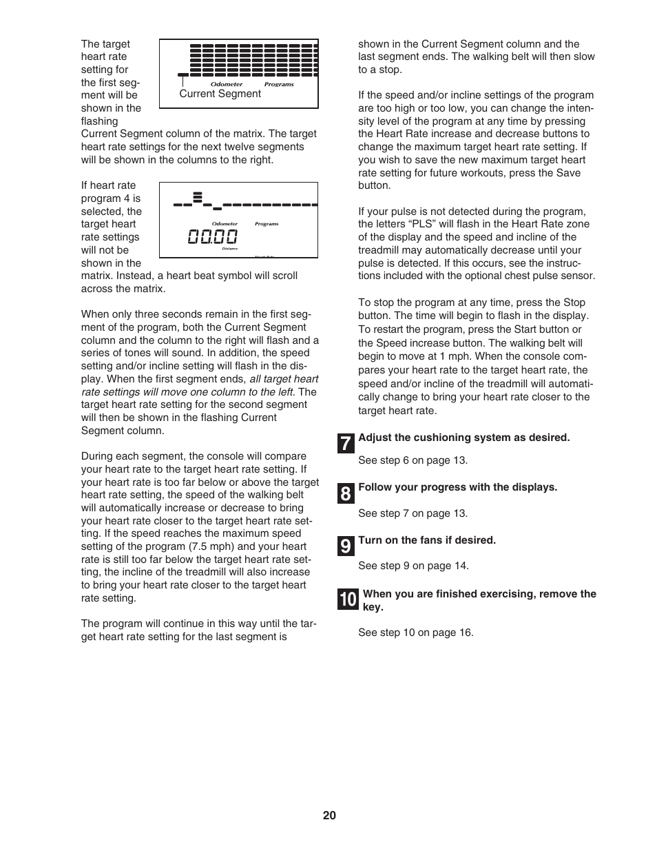 NordicTrack E3000 NTL17950 User Manual | Page 20 / 34