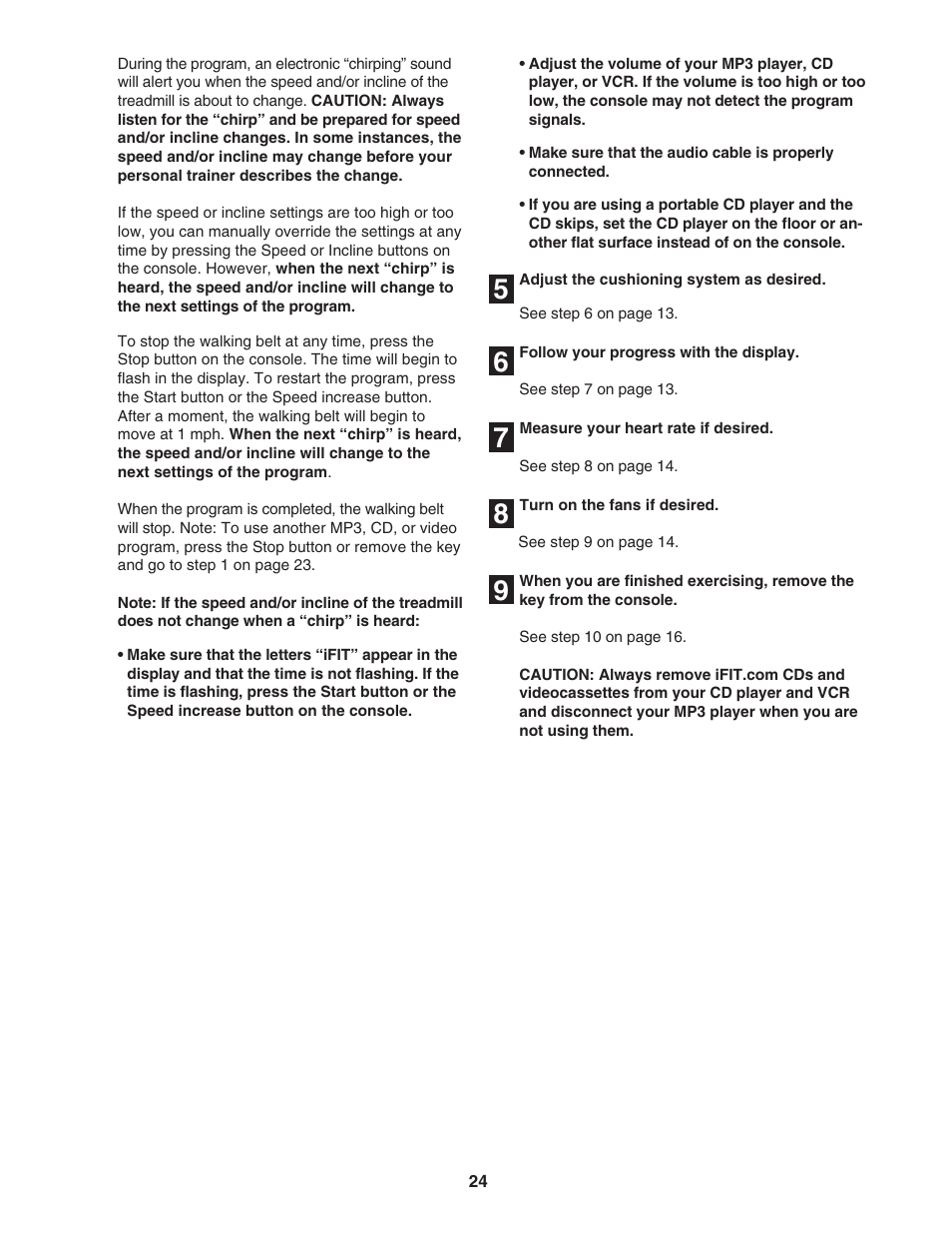 NordicTrack E3000 NTL17950 User Manual | Page 24 / 34