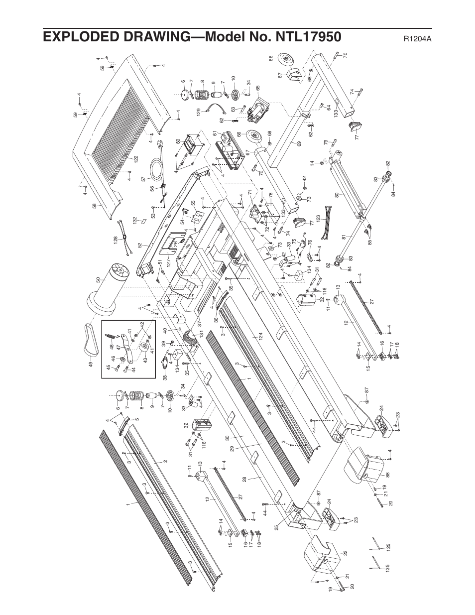 R1204a | NordicTrack E3000 NTL17950 User Manual | Page 32 / 34