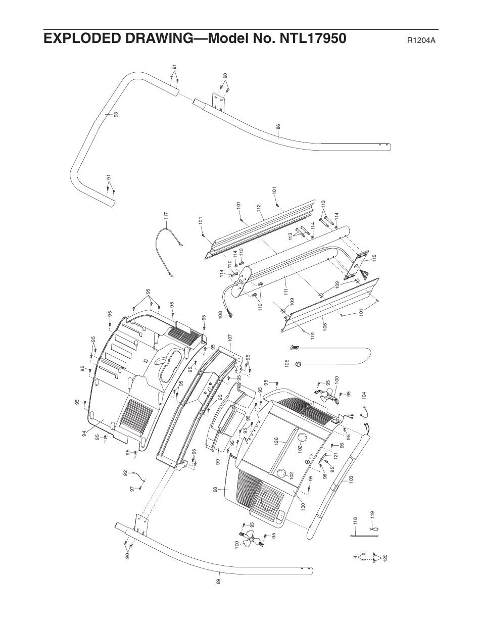 R1204a | NordicTrack E3000 NTL17950 User Manual | Page 33 / 34