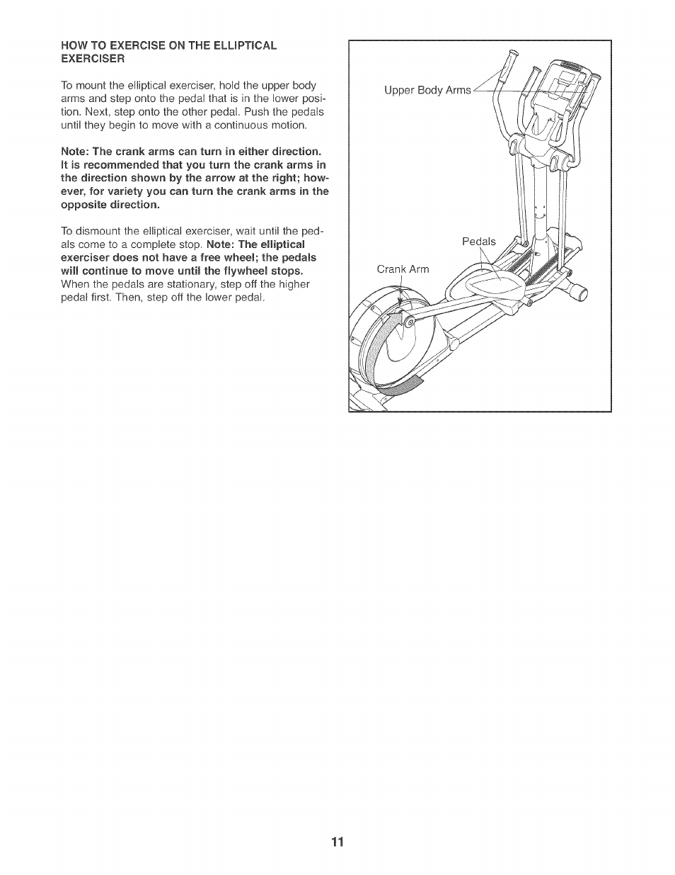 NordicTrack AUDIOSTRIDER 800 NTEL7706.1 User Manual | Page 11 / 24