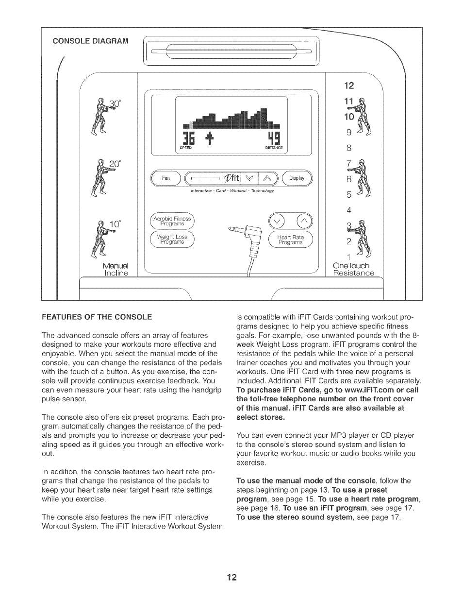 NordicTrack AUDIOSTRIDER 800 NTEL7706.1 User Manual | Page 12 / 24