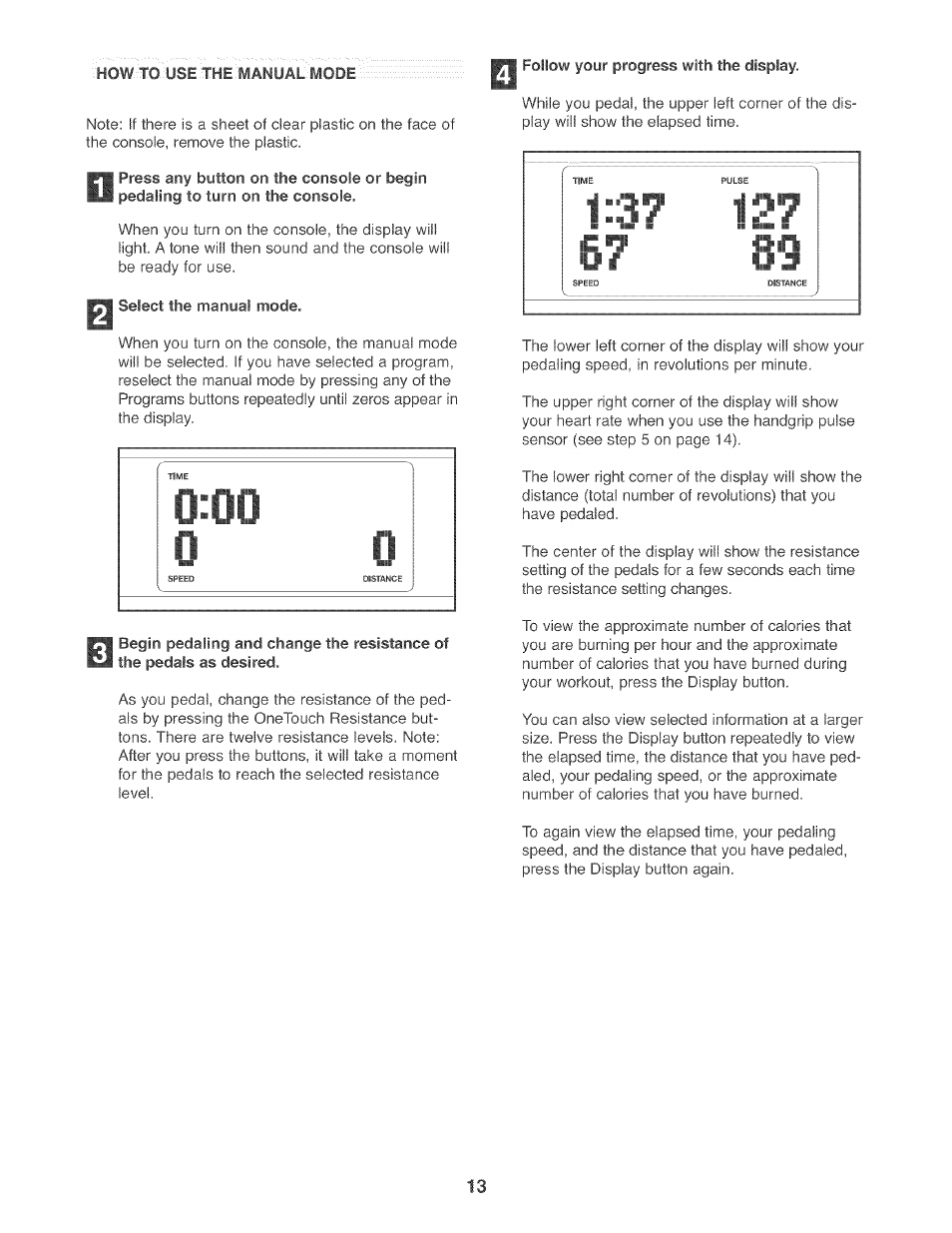 NordicTrack AUDIOSTRIDER 800 NTEL7706.1 User Manual | Page 13 / 24