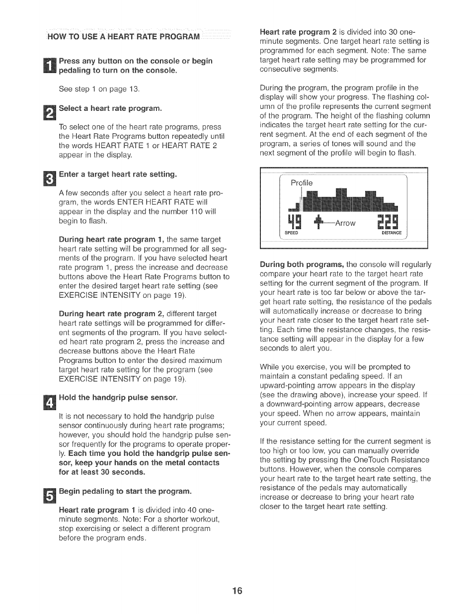 NordicTrack AUDIOSTRIDER 800 NTEL7706.1 User Manual | Page 16 / 24