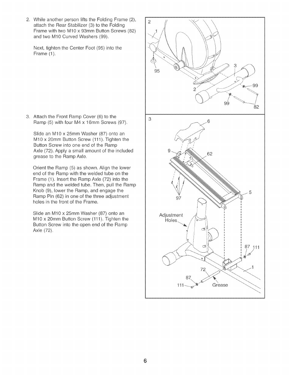 NordicTrack AUDIOSTRIDER 800 NTEL7706.1 User Manual | Page 6 / 24