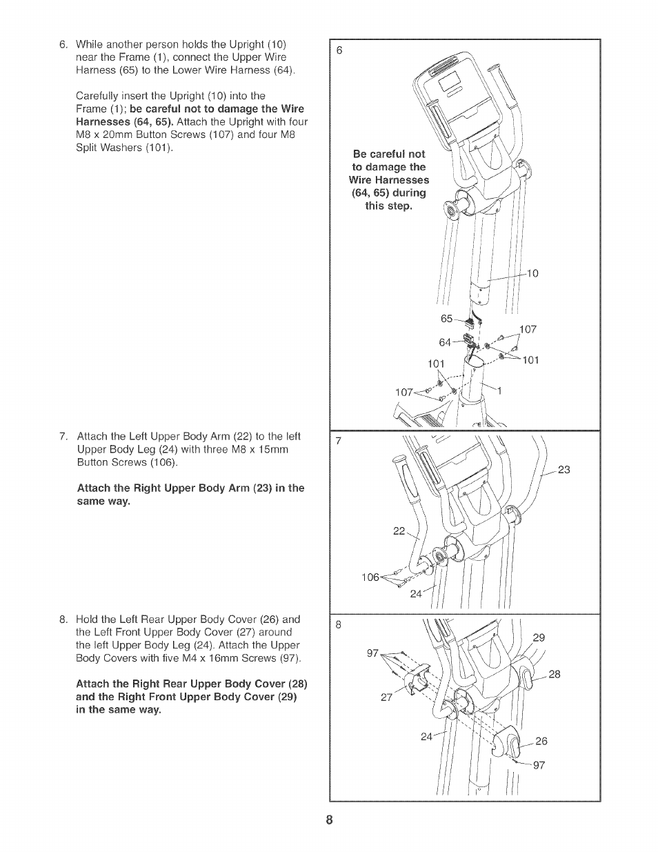 NordicTrack AUDIOSTRIDER 800 NTEL7706.1 User Manual | Page 8 / 24