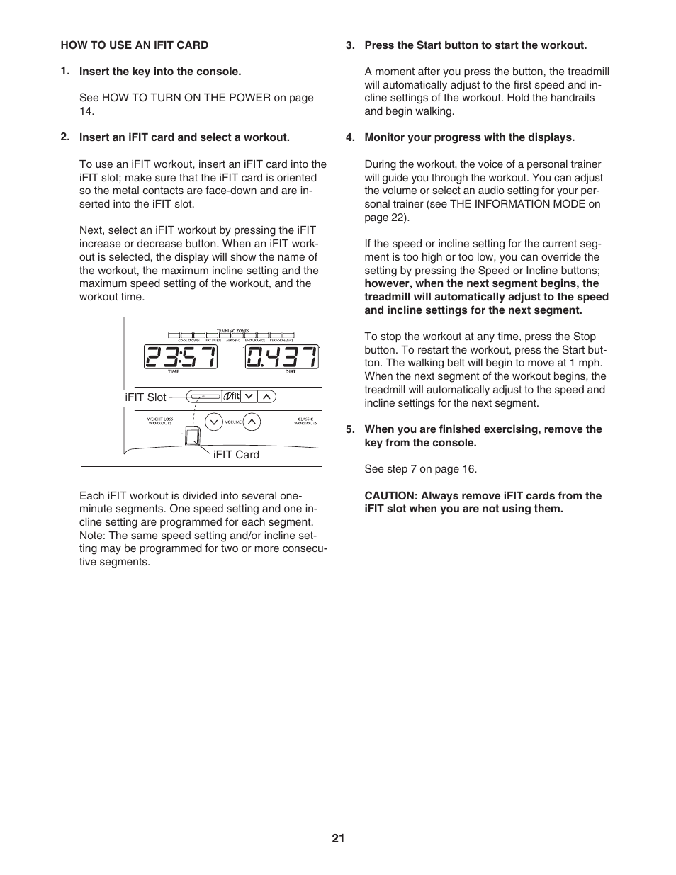 NordicTrack A2350 NTL07007.1 User Manual | Page 21 / 36