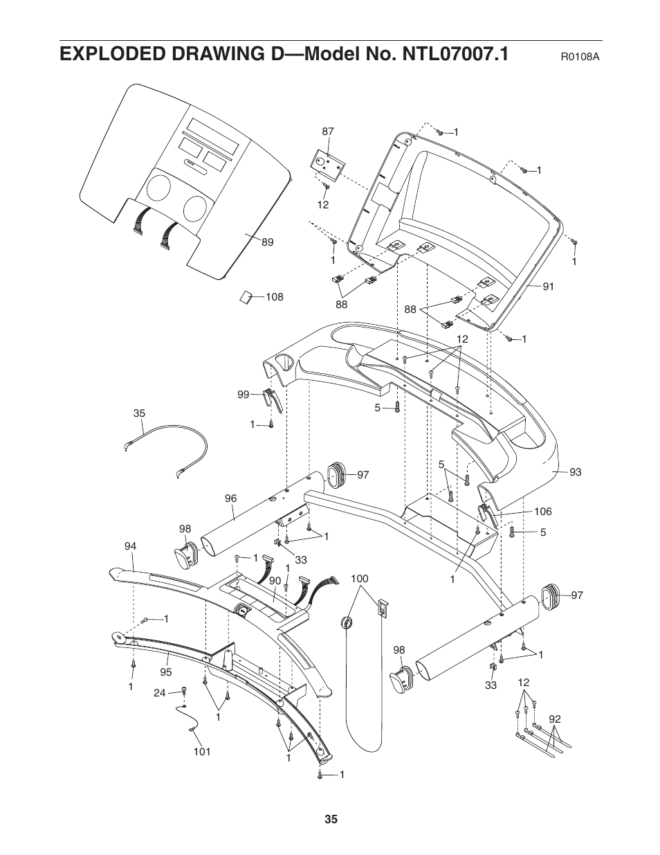 NordicTrack A2350 NTL07007.1 User Manual | Page 35 / 36