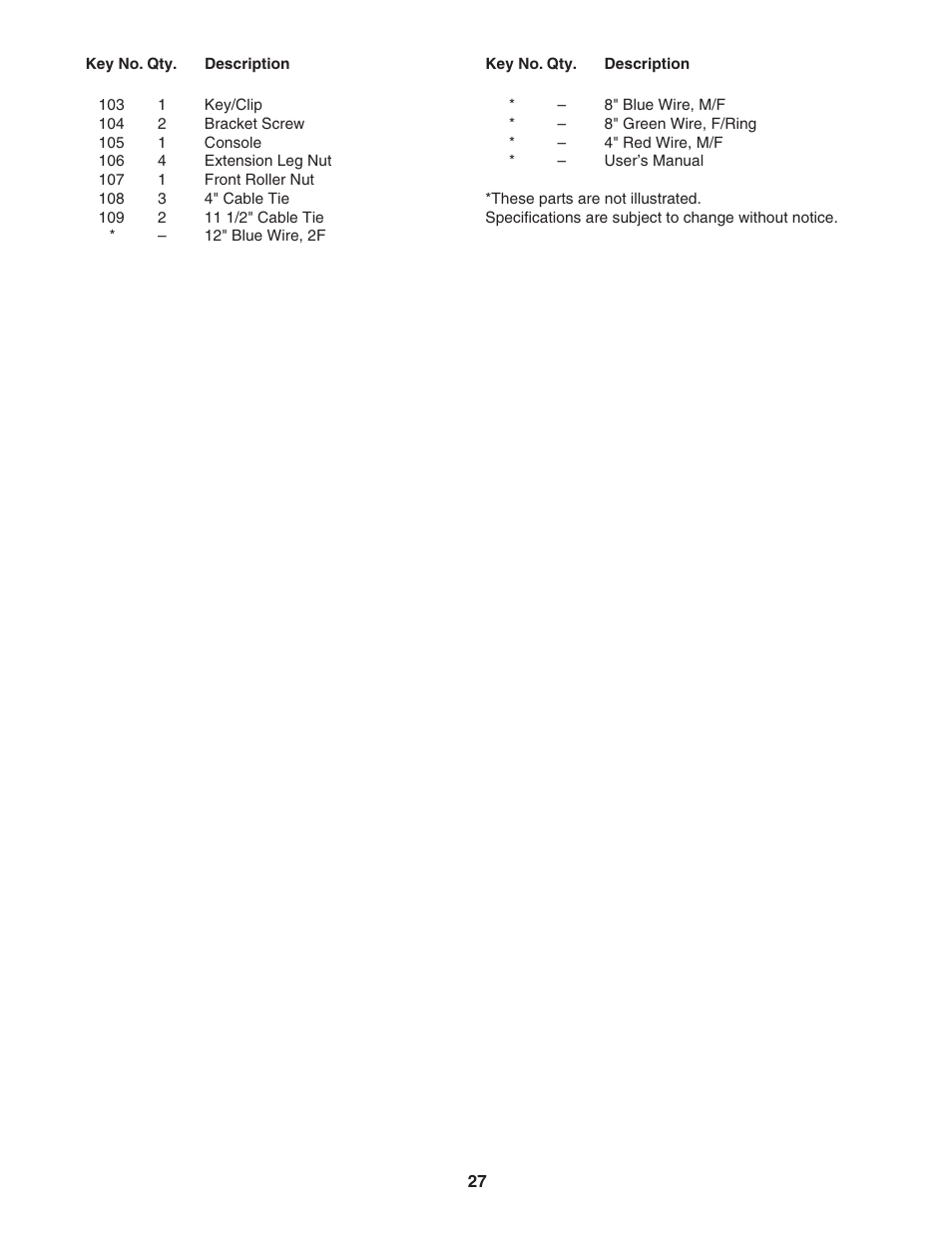 NordicTrack 30702.0 User Manual | Page 27 / 32