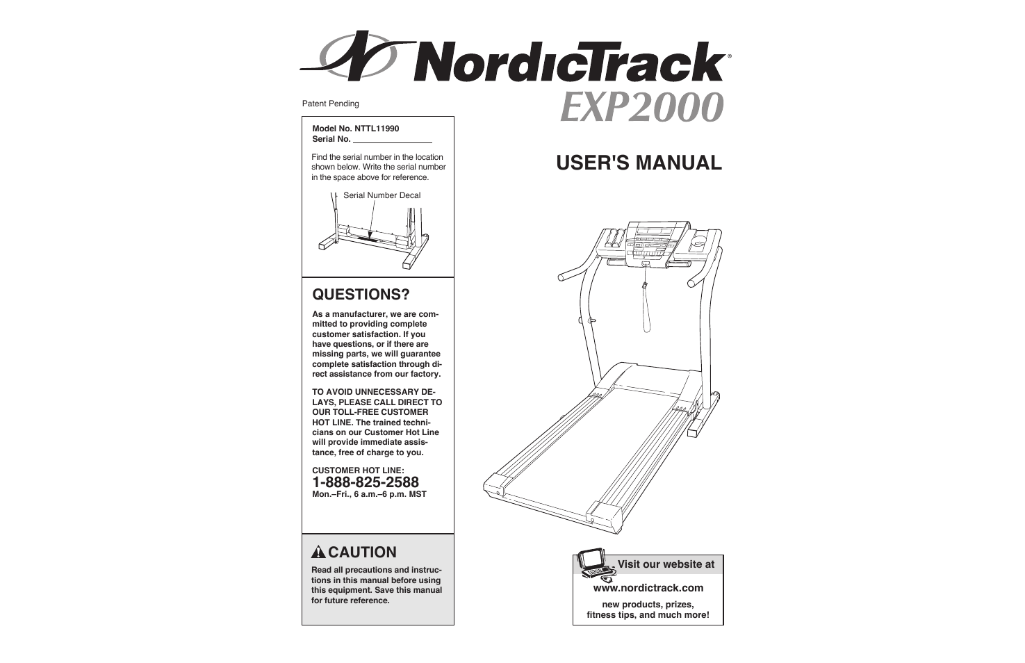NordicTrack NTTL11990 User Manual | 34 pages