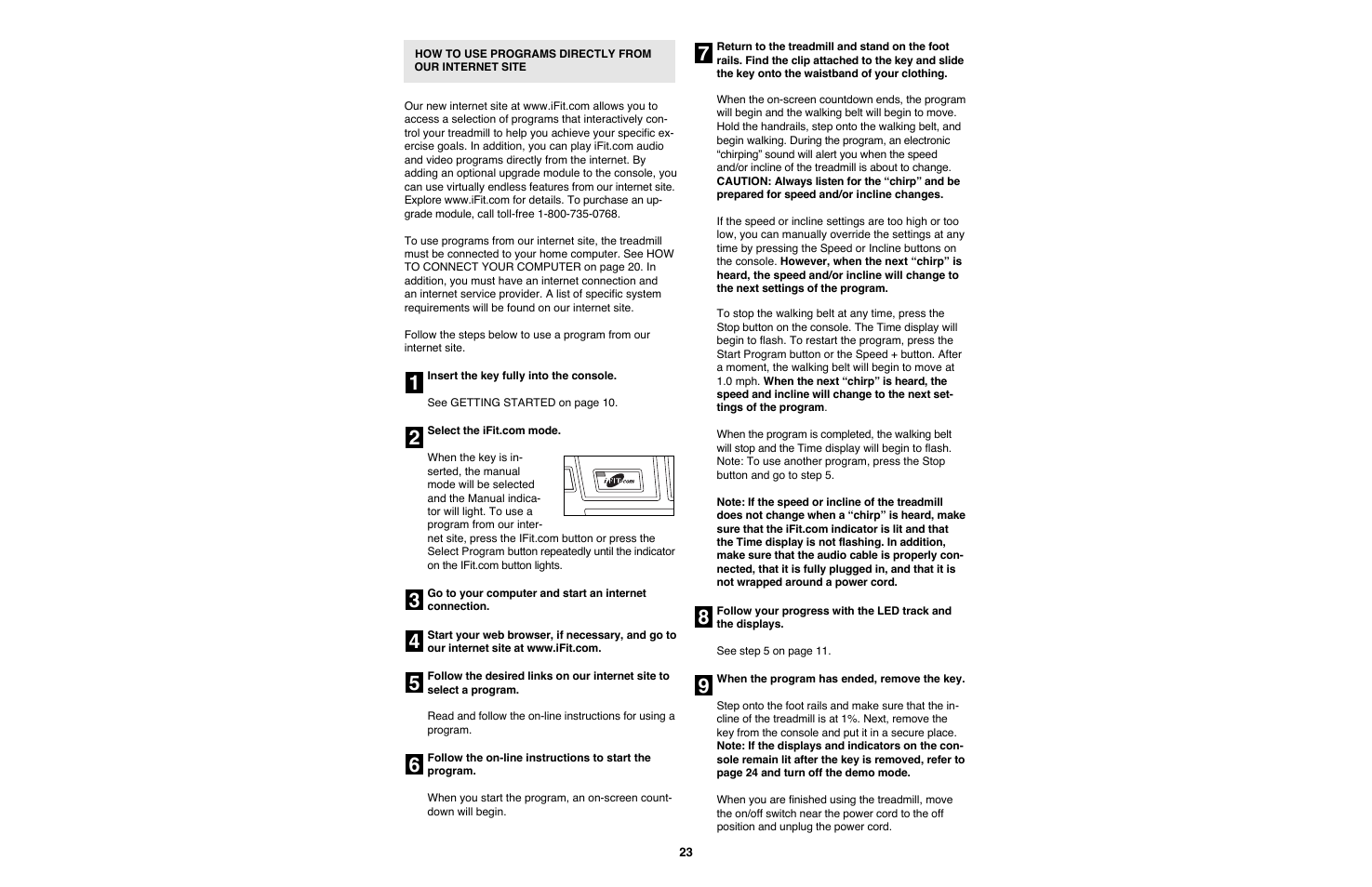 NordicTrack NTTL11990 User Manual | Page 23 / 34