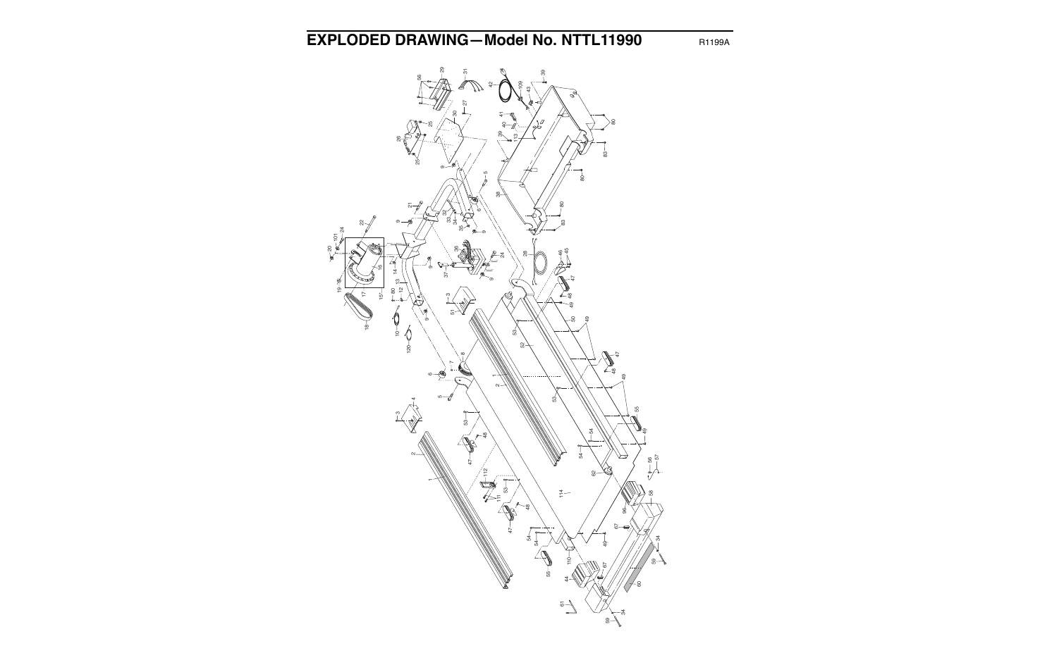 R1199a | NordicTrack NTTL11990 User Manual | Page 32 / 34