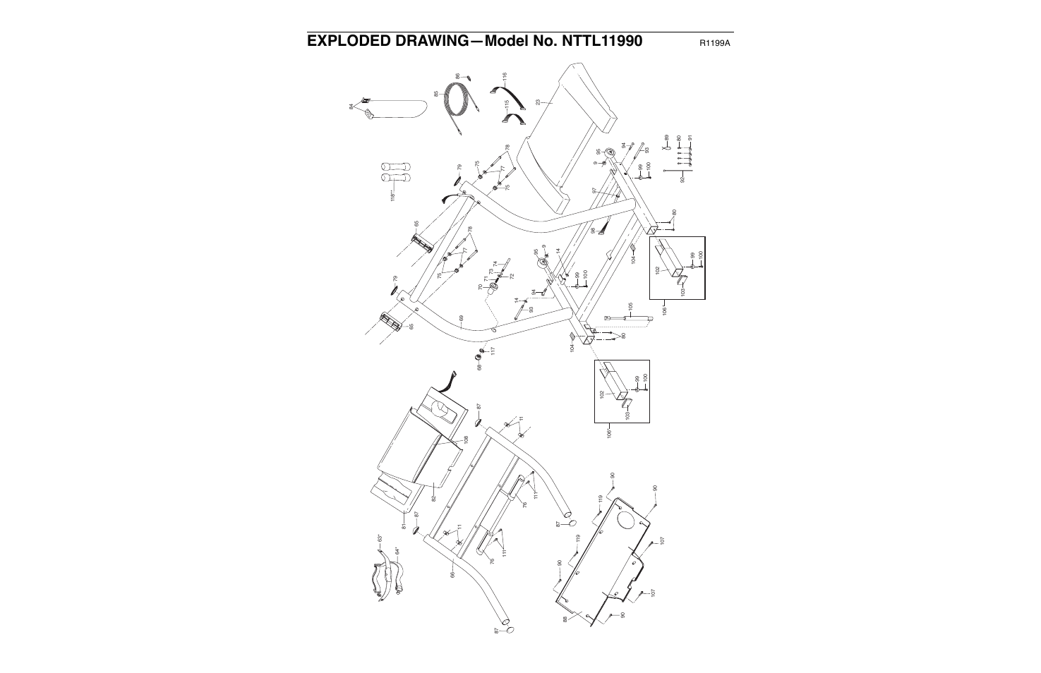 R1199a | NordicTrack NTTL11990 User Manual | Page 33 / 34