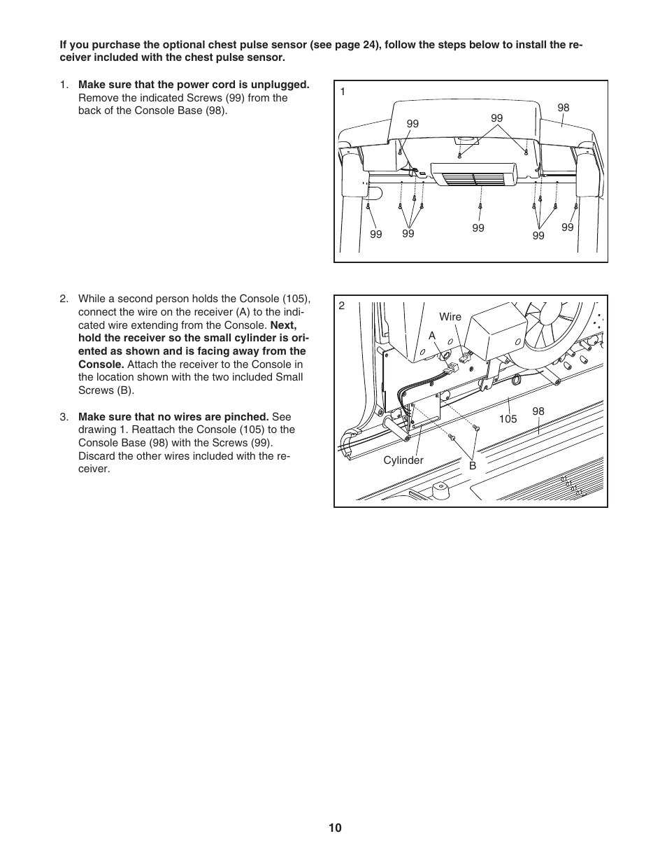 NordicTrack C2400 30703.0 User Manual | Page 10 / 36