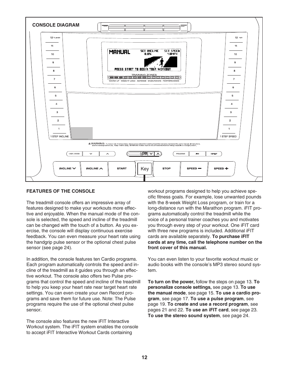 NordicTrack C2400 30703.0 User Manual | Page 12 / 36