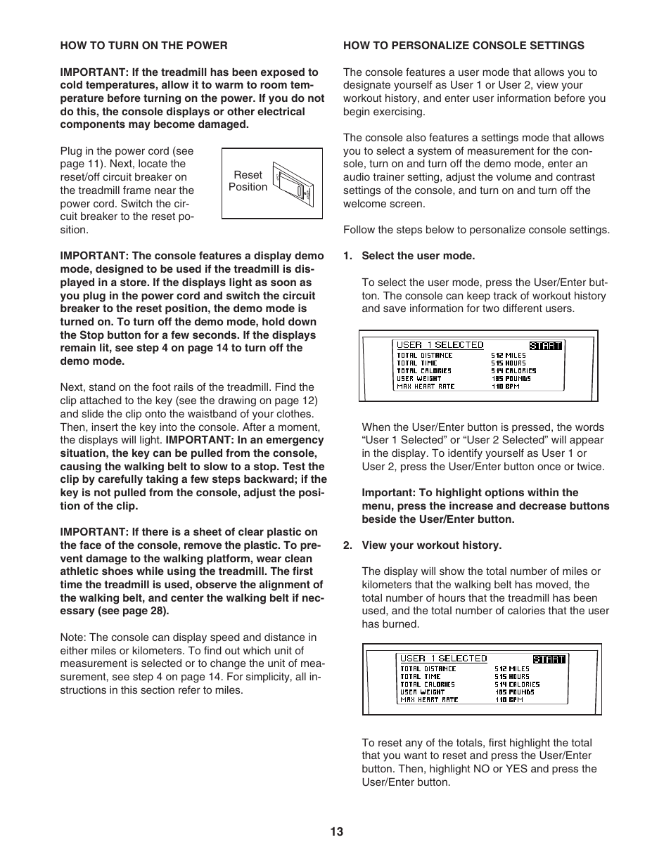 NordicTrack C2400 30703.0 User Manual | Page 13 / 36