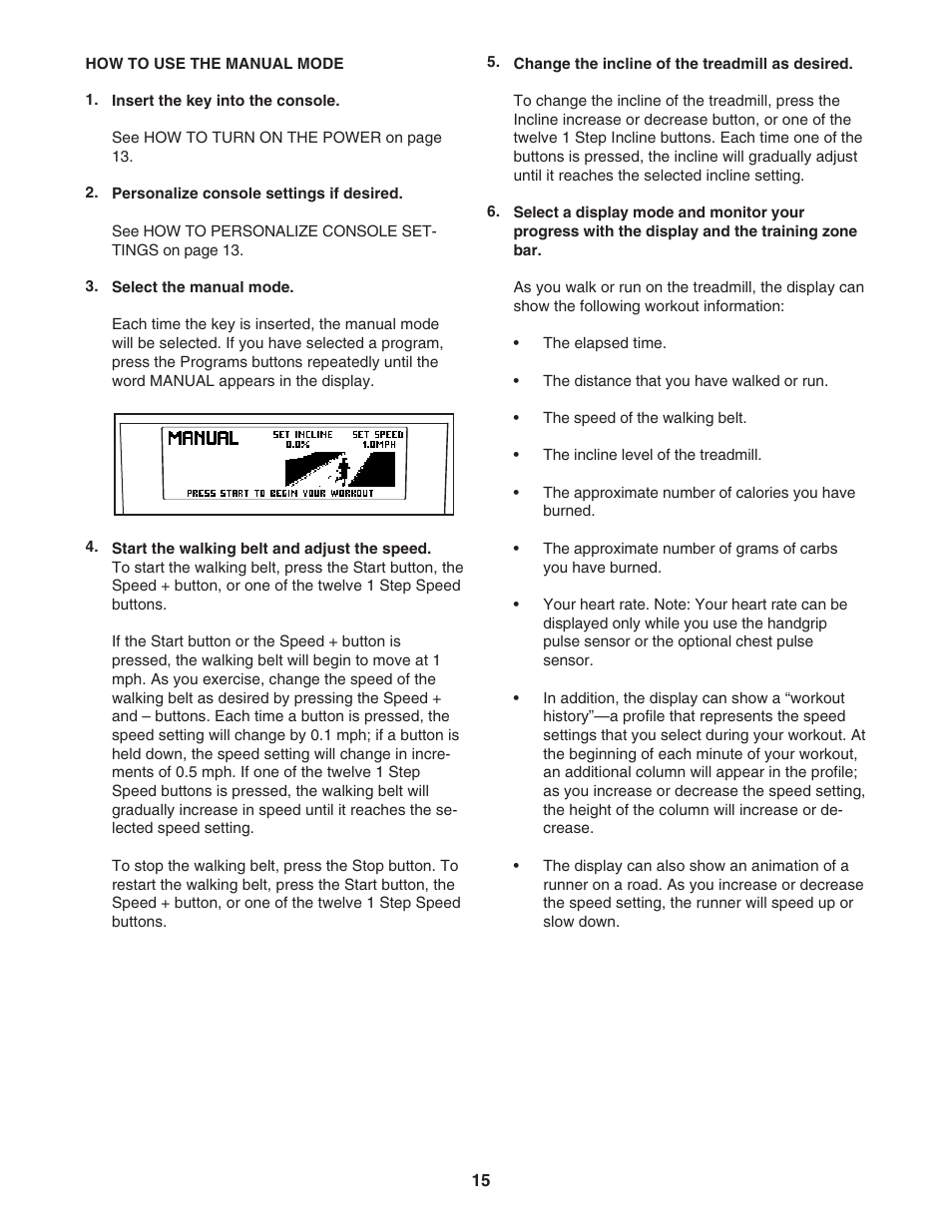 NordicTrack C2400 30703.0 User Manual | Page 15 / 36
