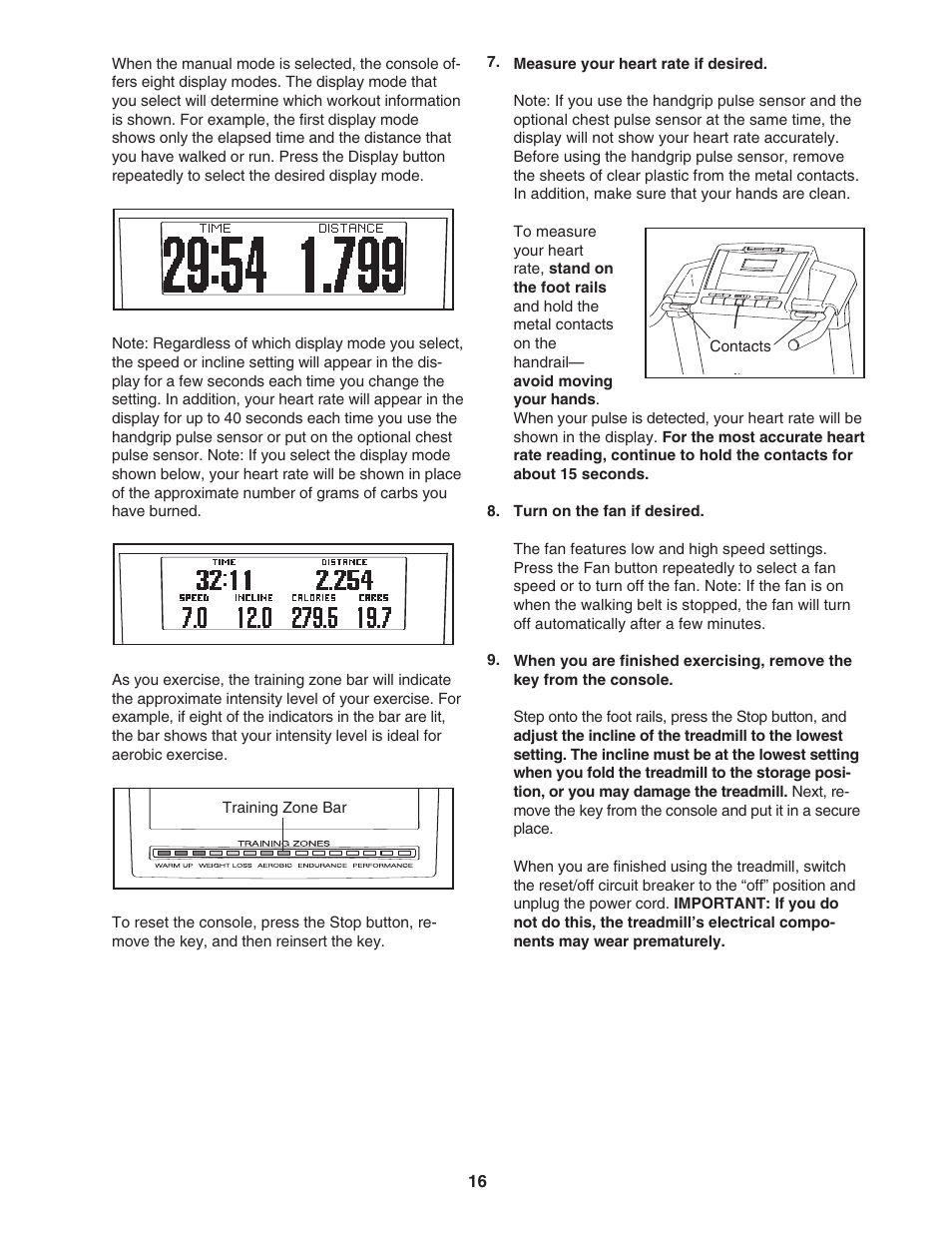 NordicTrack C2400 30703.0 User Manual | Page 16 / 36