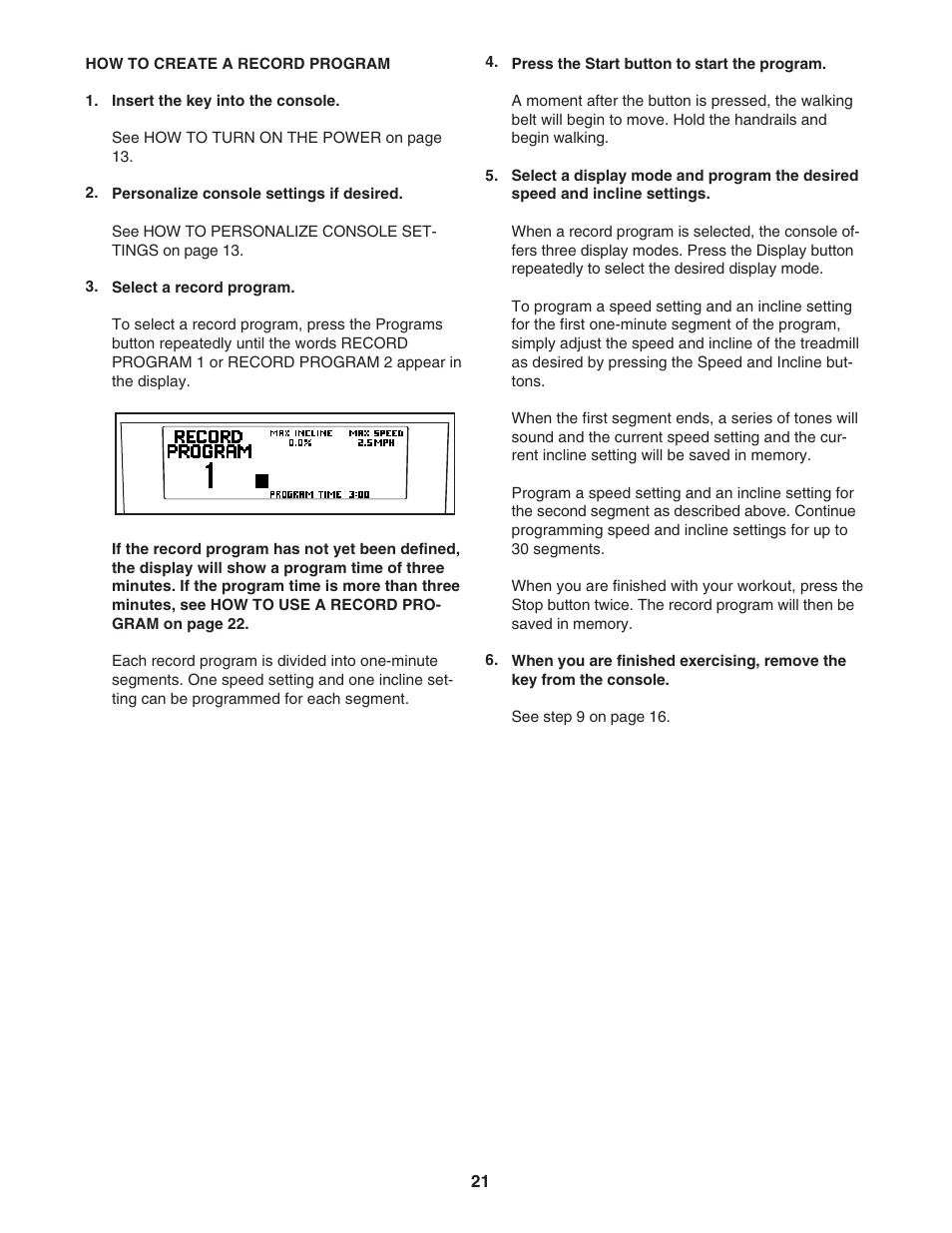 NordicTrack C2400 30703.0 User Manual | Page 21 / 36